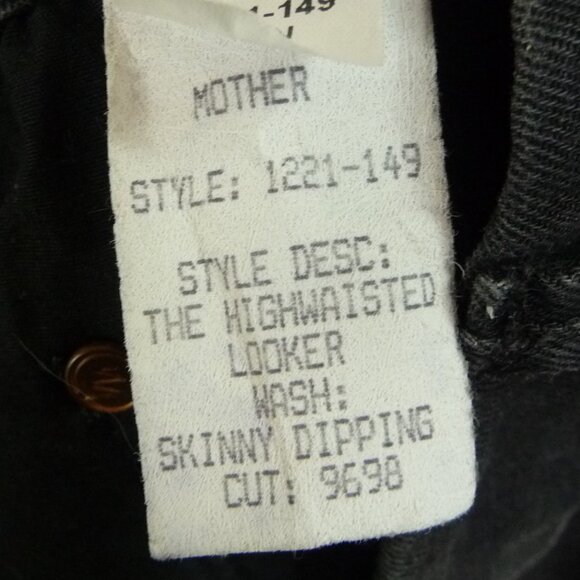 MOTHER HIGH WAISTED LOOKER SIZE 26 - Picture 12 of 12